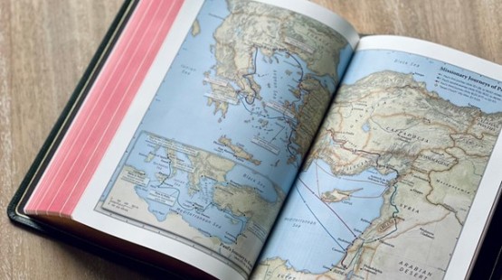Bible with map.jpg